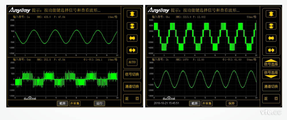 PWM波形、变频器输出波形