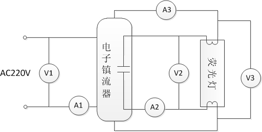荧光灯测试道理图