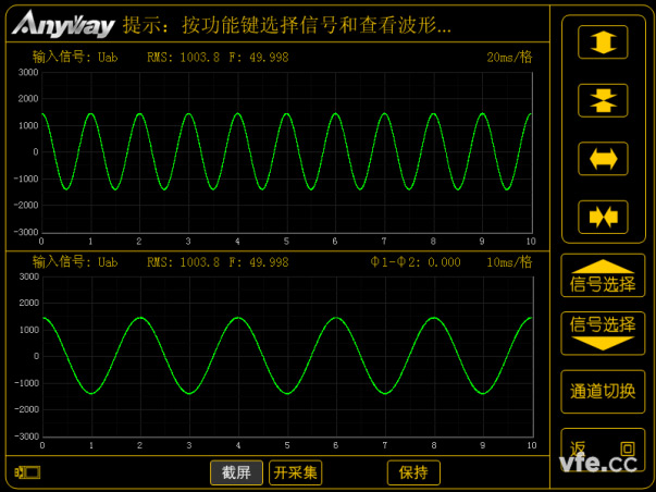 电急剧瞬变脉冲群抗滋扰度试验前波形 电急剧瞬变脉冲群抗滋扰度试验前波形