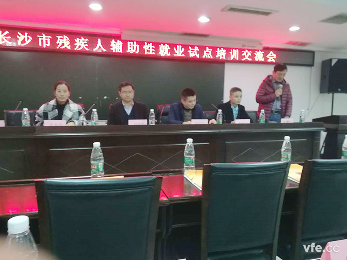 东升国际官网电气参与2017年长沙市残疾人辅助性就业试点培训互换会