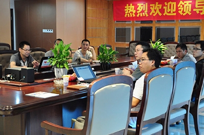 中船沉工712所、中国刀兵工业第58钻研所绵阳市维博电子于2014年7月14日接见东升国际官网电气