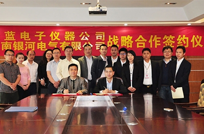 东升国际官网电气与美蓝电子战术合作和谈正式签署